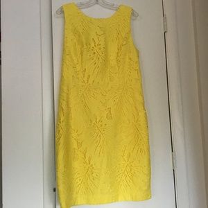 Talbots Leaf-Lace Sheath Dress Size 12